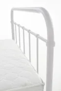 Кровать односпальная HALMAR LINDA 120x200 см белая фото thumb №4