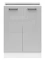 BRW Junona Line базовый шкаф для кухни 60 см светло-серый глянец, светло-серый глянец D2D/60/82_BBL-BI/JSZP фото