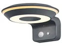 BRW Вуличний світлодіодний настінний світильник Endura Style 17,7 см з датчиком день/ніч чорний 093689 фото thumb №1