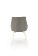 Кухонный стул HALMAR TOLEDO белый/серый фото thumb №4
