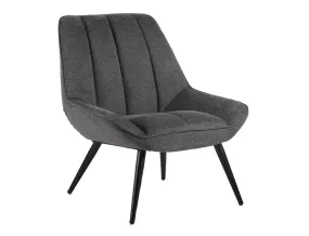 Крісло м'яке SIGNAL CELLA Brego, тканина: темно-сірий фото
