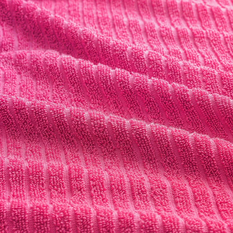 IKEA VÅGSJÖN ВОГШЕН, банний рушник, яскраво-рожевий, 70x140 см 505.710.83 фото №2