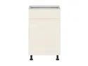 BRW Sole кухонный базовый шкаф 50 см левый с ящиками магнолия глянцевый, альпийский белый/магнолия глянец FH_D1S_50/82_L/SMB-BAL/XRAL0909005 фото thumb №1