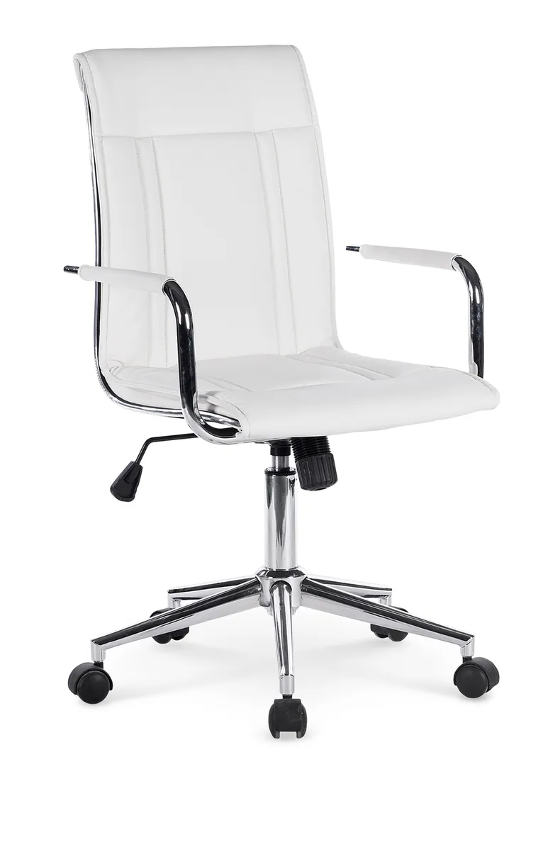 Кресло компьютерное офисное вращающееся HALMAR PORTO 2 белый фото №1