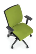 Крісло комп'ютерне офісне обертове HALMAR POP, чорний/зелений фото thumb №6