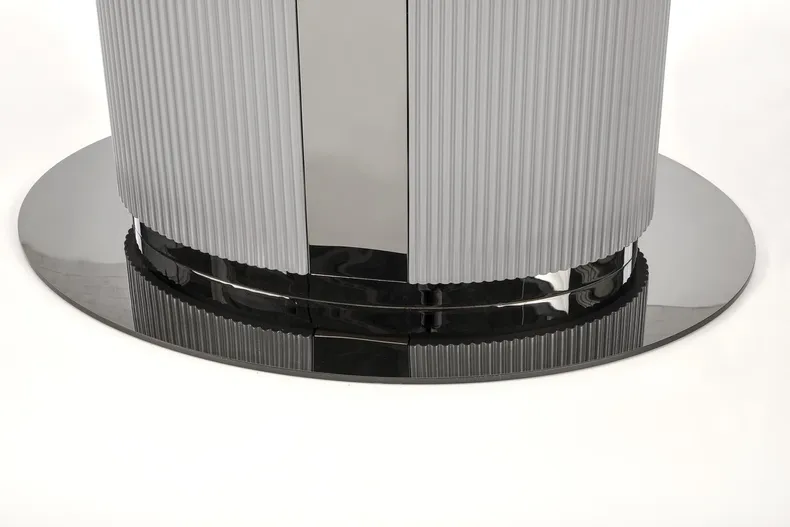 Раскладной стол HALMAR DANCAN 160-220x90 см, белый мрамор / ясен / светлый ясен / черный фото №16