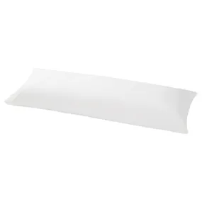 IKEA NONNEA НОННЕА, наволочка подушки для тіла, білий, 40x140 см 405.396.30 фото