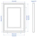 IKEA RÖDALM РЁДАЛЬМ, рама, черный, 13x18 см 105.488.67 фото thumb №7