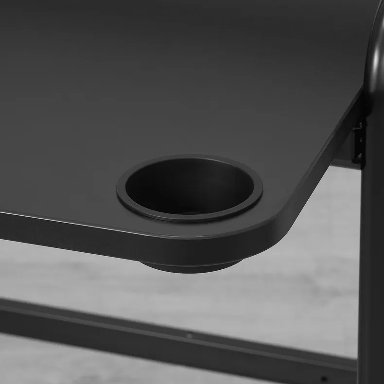 IKEA FREDDE ФРЕДДЕ, геймерский стол, черный, 140x74x73 см 104.960.62 фото №3