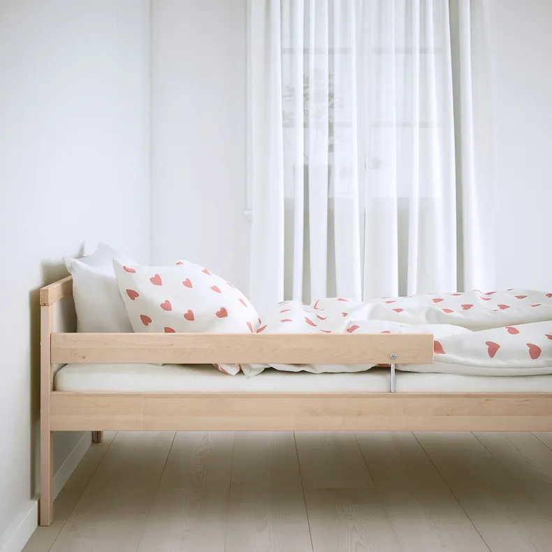 IKEA SNIGLAR СНИГЛАР, каркас кровати с реечным дном, бук, 70x160 см 191.854.33 фото №6