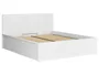 BRW Кровать Tetrix 160x200 с каркасом и ящиком для хранения белый глянцевый, белый глянец LOZ/160/B-BIP фото