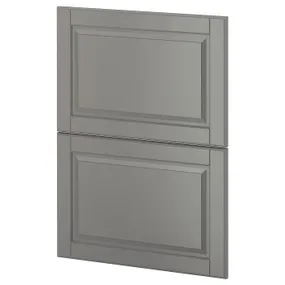 IKEA METOD МЕТОД, 2 фронтальні панелі для посудомийки, Бодбин сірий, 60 см 094.497.50 фото