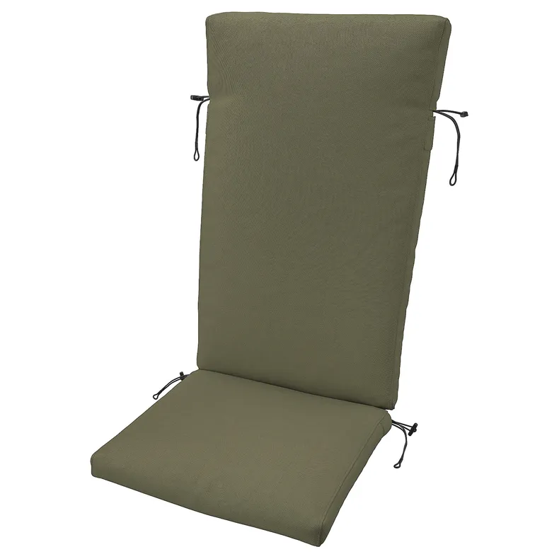 IKEA FRÖSÖN ФРОСОН, чохол для подушки для сидіння/спинк, зовнішній/темно-бежево-зелений, 116x45 см 604.793.43 фото №2