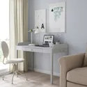 IKEA SMYGA СМЮГА, письмовий стіл, світло-сірий, 122x60 см 404.807.81 фото thumb №5