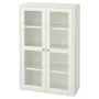 IKEA HAVSTA ХАВСТА, шафа зі скляними дверцятами, білий, 81x35x123 см 303.886.36 фото