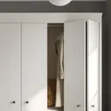IKEA IDANÄS ІДАНЕС, гардероб, білий, 121x211 см 604.588.35 фото thumb №5