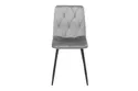 Кухонный стул SIGNAL TOM Velvet, Bluvel 03 - светло-серый фото thumb №5