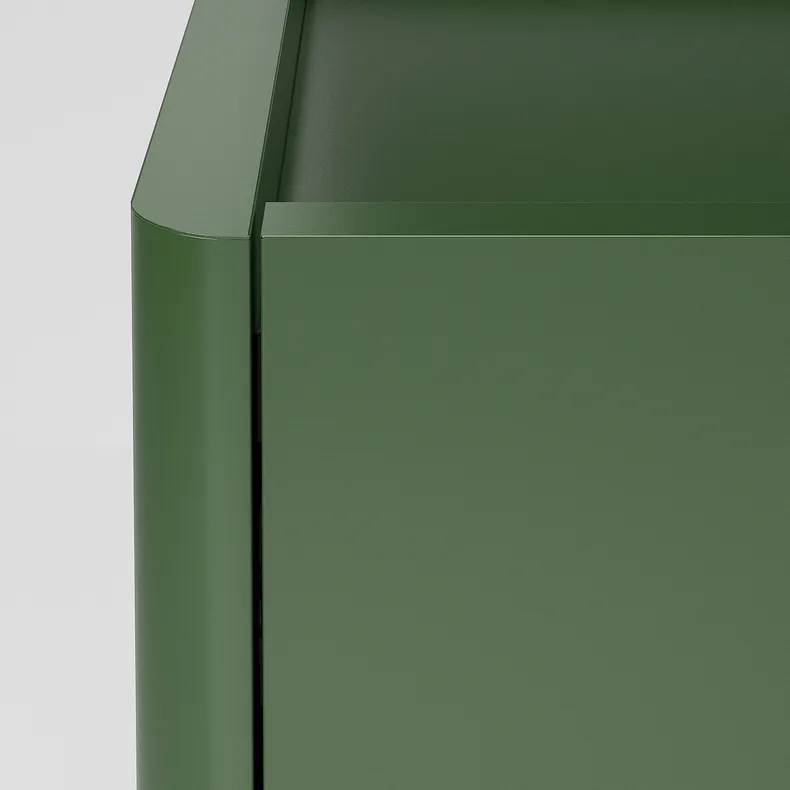 IKEA IDÅSEN ИДОСЕН, шкаф с дверцами и ящиками, тёмно-зелёный, 80x47x119 см 904.963.98 фото №4