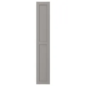 IKEA ENHET ЕНХЕТ, дверцята, сіра рамка, 30x180 см 604.576.66 фото