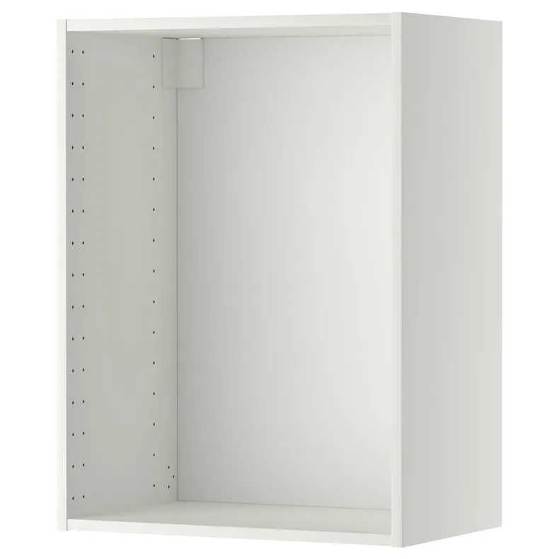 IKEA METOD МЕТОД, каркас шафи навісної, білий, 60x37x80 см 302.055.28 фото №1