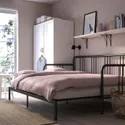 IKEA FYRESDAL ФИРЕСДАЛЬ, каркас кровати-кушетки, черный, 80x200 см 204.243.62 фото thumb №2