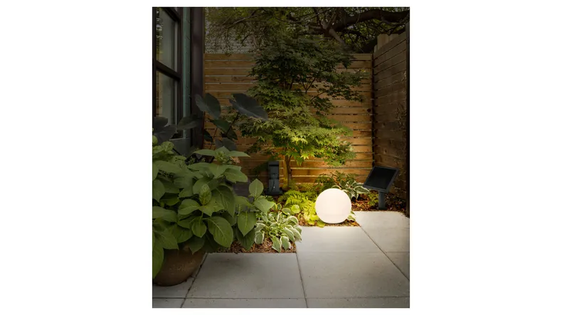 BRW Гібридна світлодіодна садова куля Endura Hybrid біла 093700 фото №2