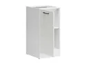 BRW Базовый шкаф для кухни Junona Line 50 см левый мел глянец, белый/мелкозернистый белый глянец D1D/50/82_L_BBL-BI/KRP фото thumb №3