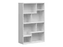 BRW Книжкова шафа Tetrix 88 см з 8 полицями біла, білий глянець REG/140/90-BIP фото thumb №1