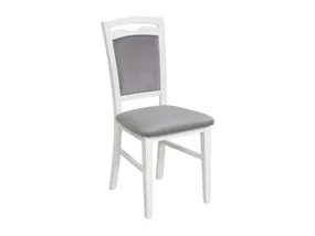 BRW Мягкое кресло Lucan бархатно-серого цвета, Сальвадор 17 серый/белый TXK_LUCAN-TX098-1-SALVADOR_17_GREY фото