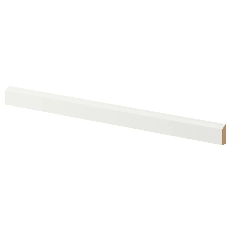 IKEA STENSUND СТЕНСУНД, карниз декоративный профилированный, белый, 221x3 см 104.505.49 фото №1