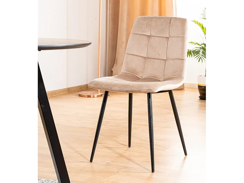 Кухонний стілець SIGNAL MILA Velvet, Bluvel 14 - сірий фото №31