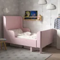 IKEA BUSUNGE БУСУНГЕ, раздвижная кровать, светло-розовый, 80x200 см 902.290.17 фото thumb №2