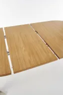 Обідній стіл розкладний HALMAR SORBUS 100-200x100 см, стільниця та ніжки - медовий дуб фото thumb №8
