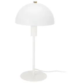 BRW Грибная металлическая настольная лампа белого цвета 093023 фото