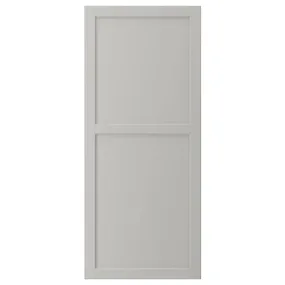 IKEA LERHYTTAN ЛЕРХЮТТАН, дверь, светло-серый, 60x140 см 304.614.91 фото