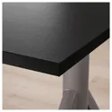 IKEA IDÅSEN ІДОСЕН, стіл регульований, чорний/темно-сірий, 160x80 см 492.809.90 фото thumb №7