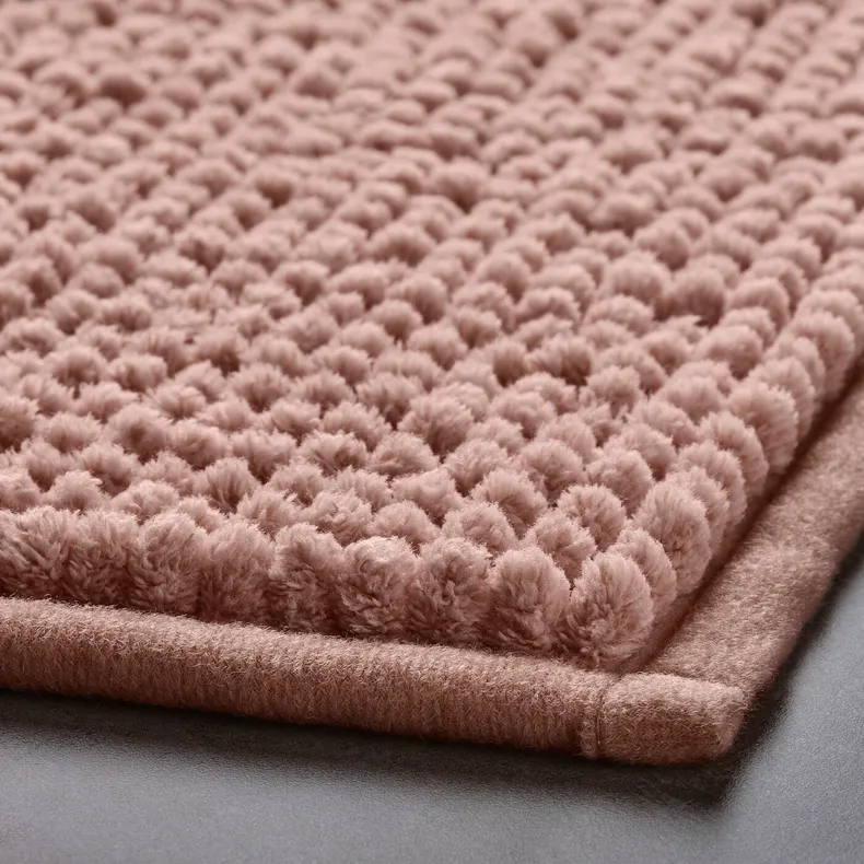 IKEA TOFTBO ТОФТБУ, коврик для ванной, бледно-розовый, 50x80 см 305.170.25 фото №4
