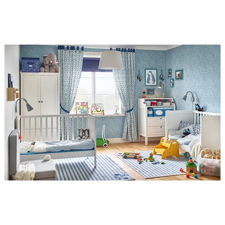 IKEA SUNDVIK СУНДВІК, ліжко для немовлят, білий, 60x120 см 002.485.67 фото №9