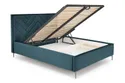 Узголів'я ліжка HALMAR MODULO W1 160 см темно-зеленого кольору. Моноліт 37 фото thumb №4