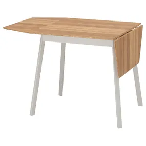 IKEA IKEA PS 2012 ІКЕА ПС 2012, стіл відкидний, бамбук/білий, 74/106/138x80 см 202.068.06 фото