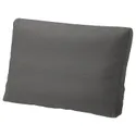 IKEA FRÖSÖN ФРЁСЁН, чехол на подушку спинки, внешний вид темно-серый, 62x44 см 003.917.15 фото thumb №2