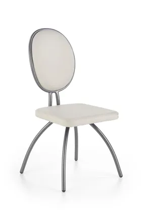 Кухонний стілець HALMAR K298 світло-сірий/графіт фото