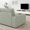 IKEA KIVIK КІВІК, 4-місний диван із кушеткою, Гарматний світло-зелений 994.847.82 фото thumb №3