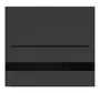BRW Верхня кухонна шафа Sole L6 80 см з нахиленим дисплеєм чорний матовий, чорний/чорний матовий FM_G2O_80/72_OV/O-CA/CAM фото