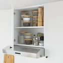 IKEA ENHET ЭНХЕТ, кухня, антрацит / белый, 123x63.5x222 см 993.371.16 фото thumb №9