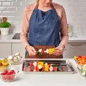 IKEA GRILLTIDER ГРІЛЛТІДЕР, сервірувальний піднос, нержавіюча сталь, 40x30 см 305.647.43 фото thumb №3