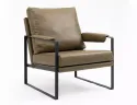 Кресло мягкое с металлическим каркасом SIGNAL FOCUS Buffalo, экокожа: оливковый фото thumb №9