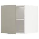IKEA METOD МЕТОД, верхня шафа для холодильн / мороз кам, білий / стенсундський бежевий, 60x60 см 594.676.28 фото thumb №1