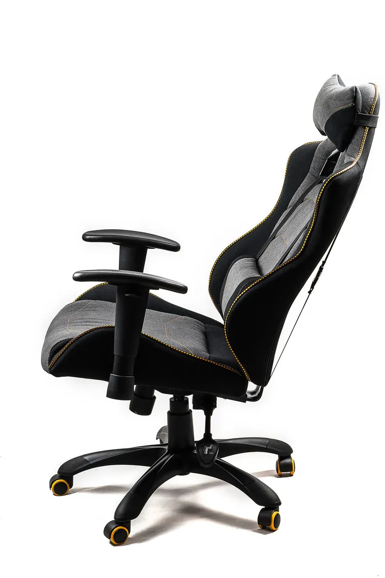 Кресло компьютерное офисное вращающееся HALMAR EVOLVE PRO черный/серый/оранжевый фото №4
