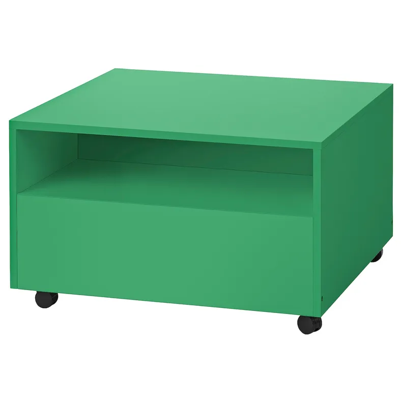 IKEA GARNANÄS ГАРНАНЭС, журнальный стол, зеленый, 65x65 см 005.565.08 фото №1
